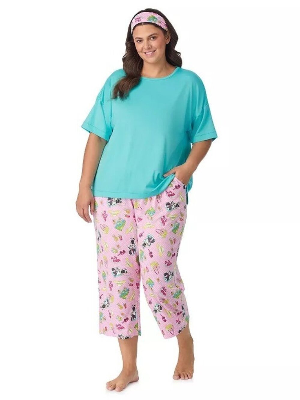 Cuddl Duds 3 Pc Pajama Set 1X